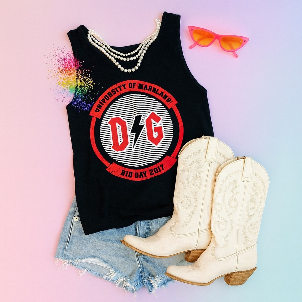 Gildan | Delta Gamma Bid Day Tank | Small